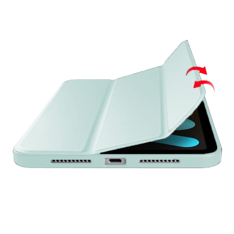 Чохол-книжка BeCover Tri Fold Soft TPU для Apple iPad Mini 7 2024 8.3" Light Blue (712447)