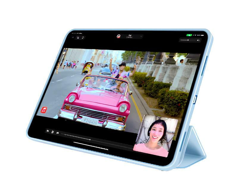 Чохол-книжка BeCover Tri Fold Soft TPU для Apple iPad Mini 7 2024 8.3" Light Blue (712447)