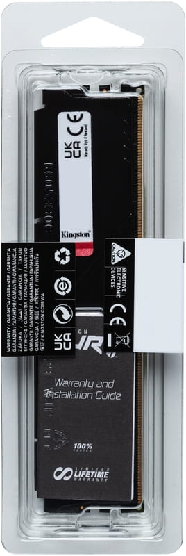 Модуль пам`яті DDR5 32GB/5600 Kingston Fury Beast Black (KF556C36BBE2-32)