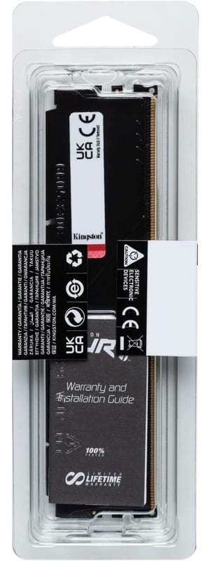 Модуль пам`ятi DDR5 32GB/6000 Kingston Fury Beast Black (KF560C36BBE2-32)