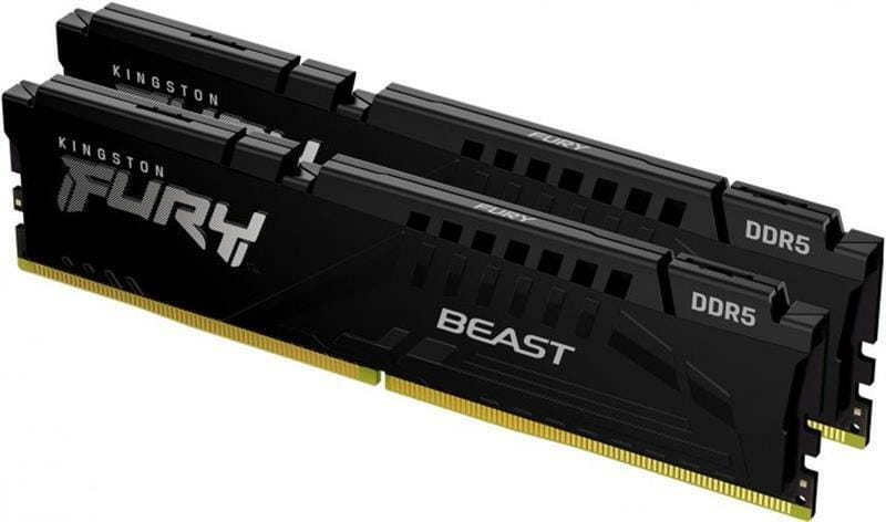 Модуль памяти DDR5 2x32GB/6000 Kingston Fury Beast Black (KF560C36BBE2K2-64)