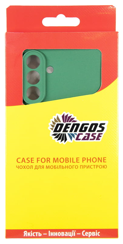 Чeхол-накладка Dengos Soft для Samsung Galaxy A26 SM-A266 Mint (DG-KM-139) + защитное стекло