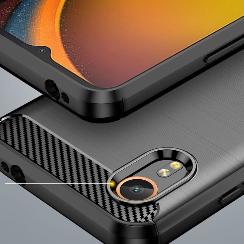 Чохол-накладка BeCover Carbon Series для Samsung Galaxy Xcover7 SM-G556 Black (711892)
