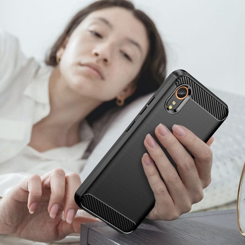 Чохол-накладка BeCover Carbon Series для Samsung Galaxy Xcover7 SM-G556 Black (711892)