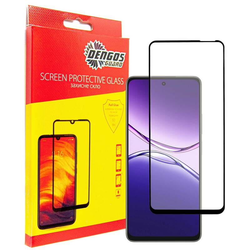 Защитное стекло Dengos для Oppo A5 Pro Black Full Glue (TGFG-394)
