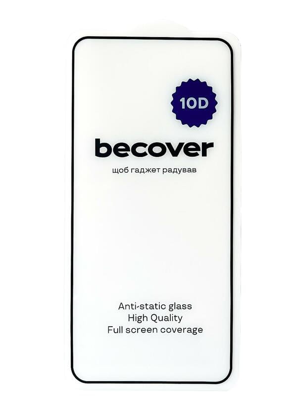 Захисне скло BeCover для Samsung Galaxy S24 FE SM-S721 10D Black (712486)