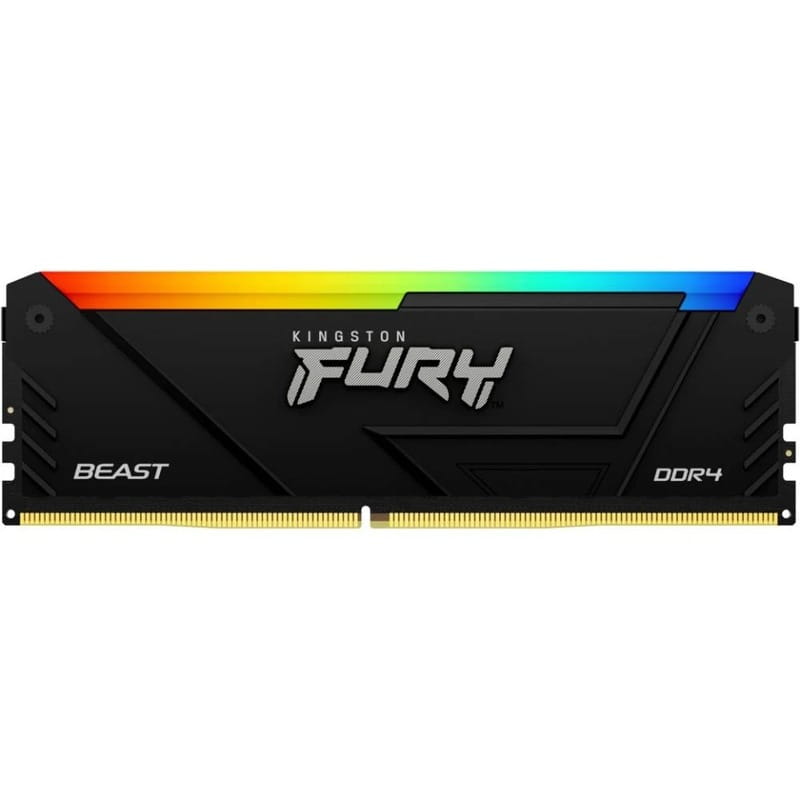 Модуль памяти DDR4 16GB/3600 Kingston Fury Beast RGB Black (KF436C18BB2A/16)
