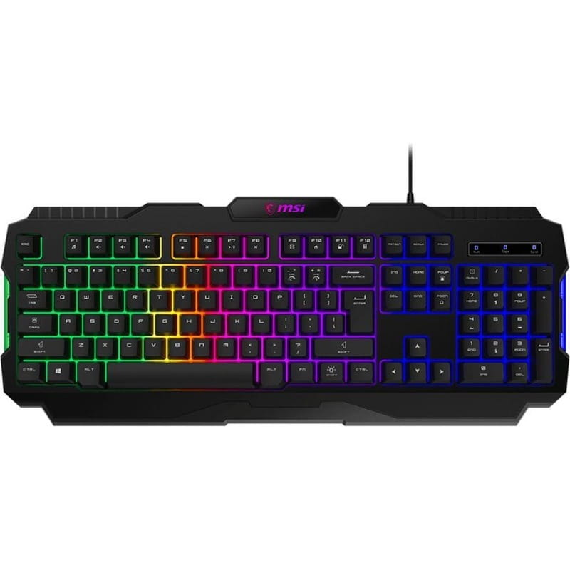 Клавіатура MSI Forge GK100 104key Black (S11-04UA221-HH9)