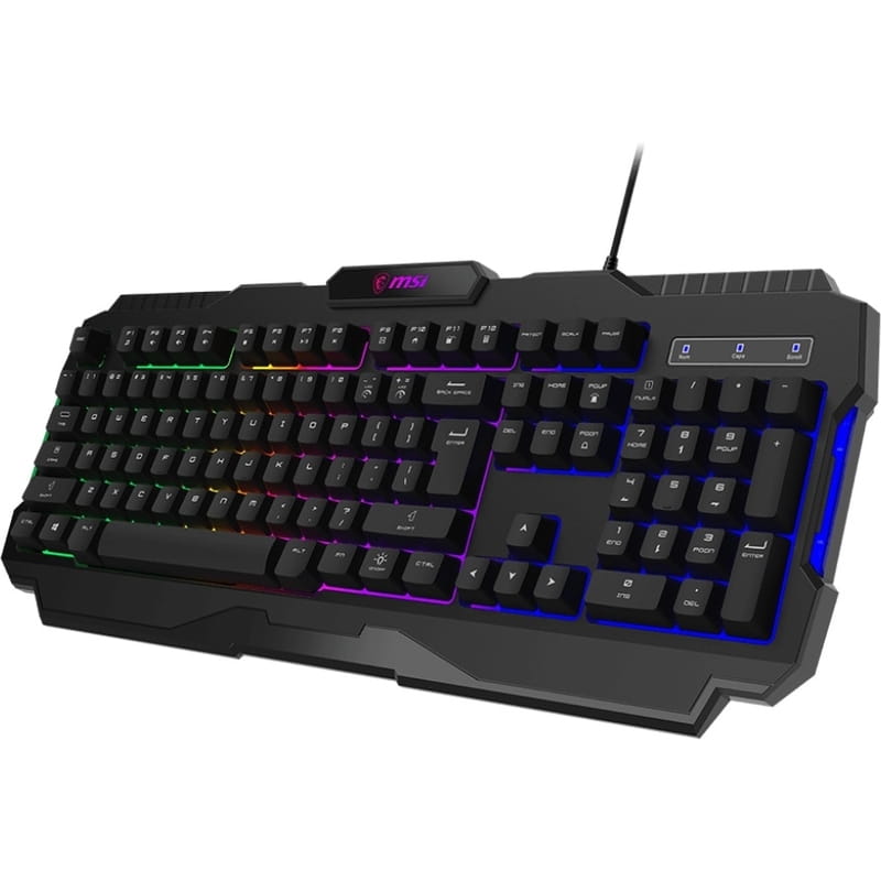 Клавіатура MSI Forge GK100 104key Black (S11-04UA221-HH9)