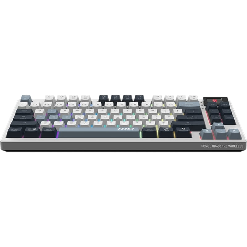 Клавіатура бездротова MSI Forge GK600 TKL W SKY UA 104key White (S11-43UAP01-HH9)