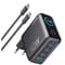 Фото - Сетевое зарядное устройство Anker Laptop GaN Charger Black, 140W 3xUSB-C 1xUSB-A Display (B2697GZ1) + кабель USB Type-C | click.ua
