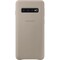 Фото - Чехол-накладка Samsung Leather Cover для Samsung Galaxy S10 SM-G973 Gray (EF-VG973LJEGRU) | click.ua