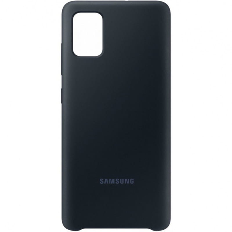 Чехол-накладка Samsung Silicone Cover для Samsung Galaxy A51 SM-A515 Black (EF-PA515TBEGRU)
