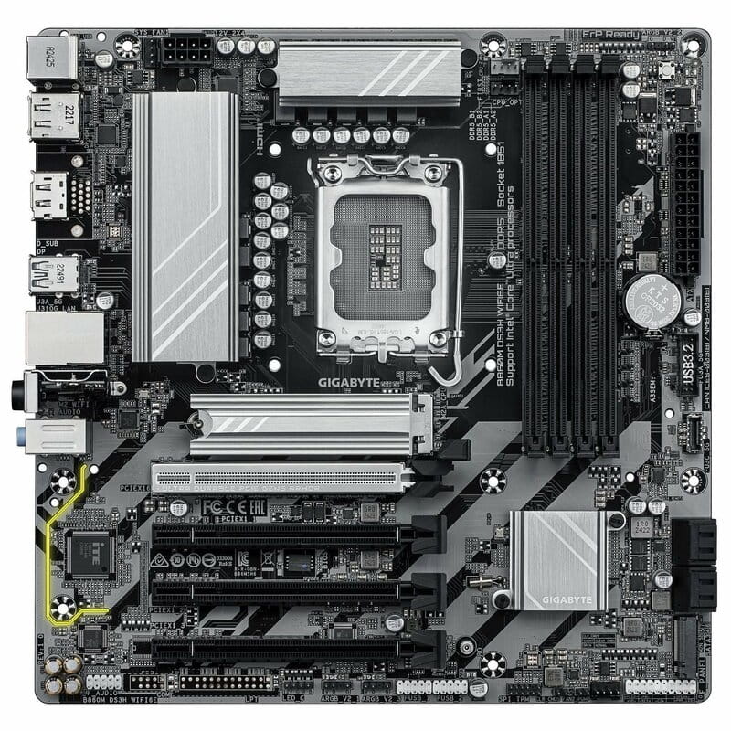 Материнська плата Gigabyte B860M DS3H WiFi6E Socket 1851