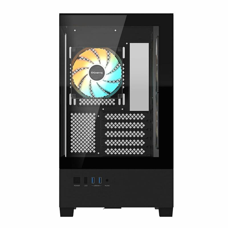 Корпус Gigabyte C201 Panoramic Tempered Glass Black без БП (GB-C201P)