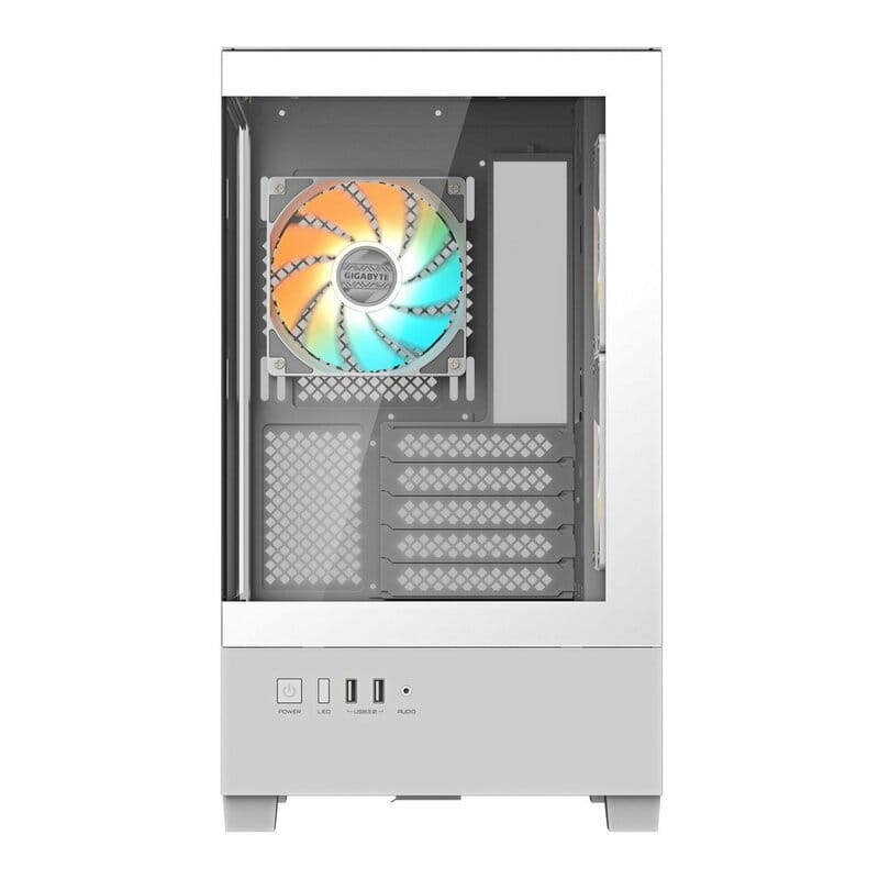Корпус Gigabyte C201 Panoramic Tempered Glass Ice без БЖ (GB-C201PI)