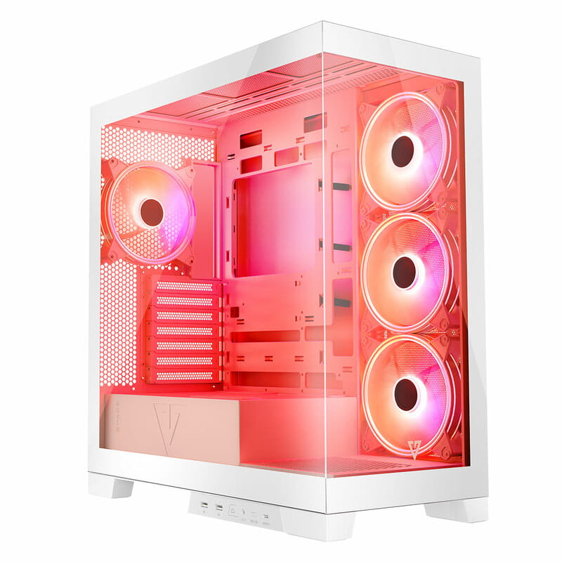 Корпус ModeCom Volcano Space Apex ARGB Midi White без БЖ (AT-SPACE-PG-20-000000-000)