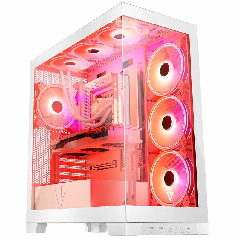 Корпус ModeCom Volcano Space Apex ARGB Midi White без БЖ (AT-SPACE-PG-20-000000-000)