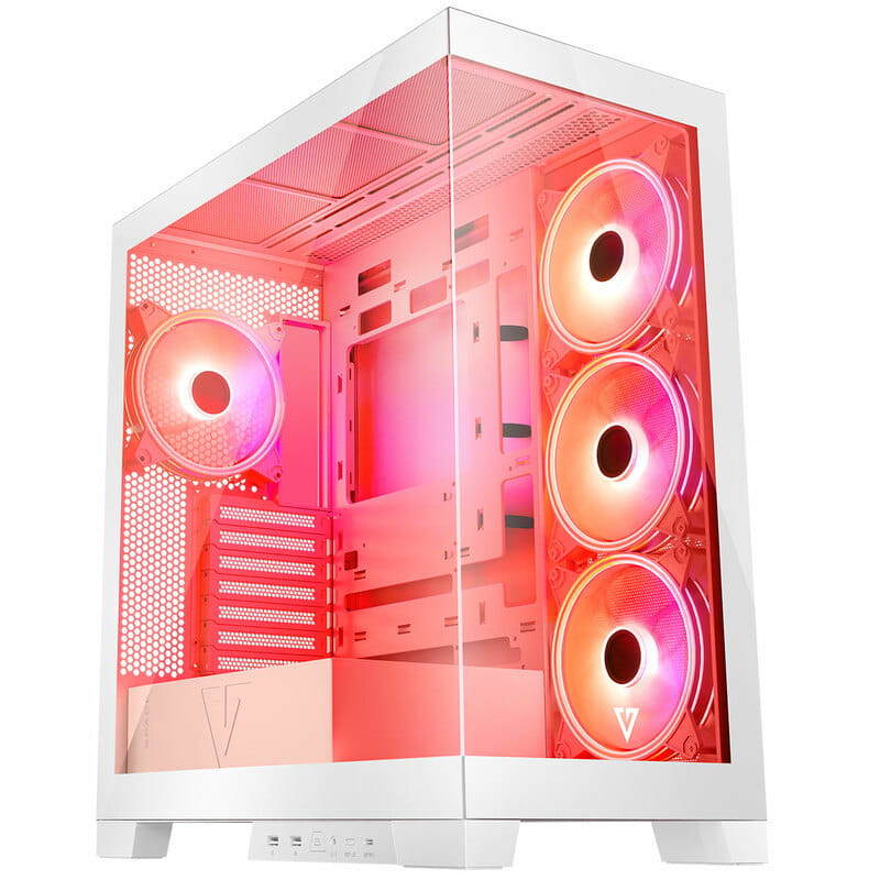 Корпус ModeCom Volcano Space Apex ARGB Midi White без БЖ (AT-SPACE-PG-20-000000-000)