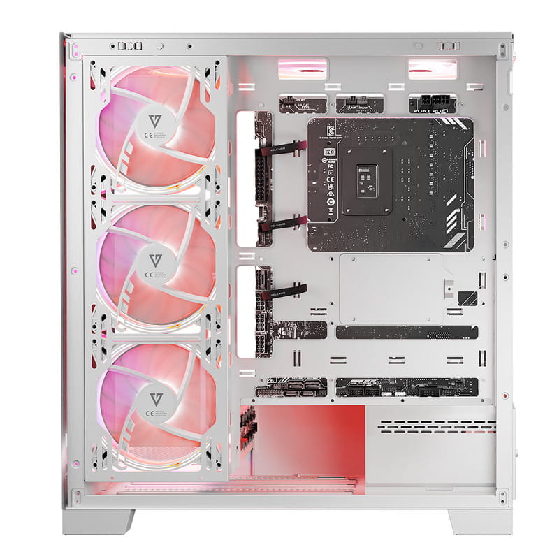 Корпус ModeCom Volcano Space Apex ARGB Midi White без БЖ (AT-SPACE-PG-20-000000-000)