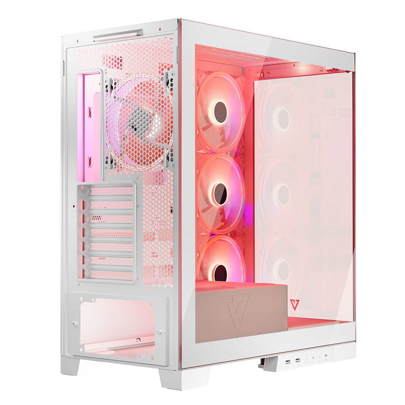 Корпус ModeCom Volcano Space Apex ARGB Midi White без БЖ (AT-SPACE-PG-20-000000-000)