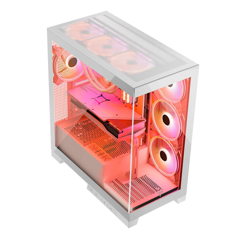 Корпус ModeCom Volcano Space Apex ARGB Midi White без БЖ (AT-SPACE-PG-20-000000-000)