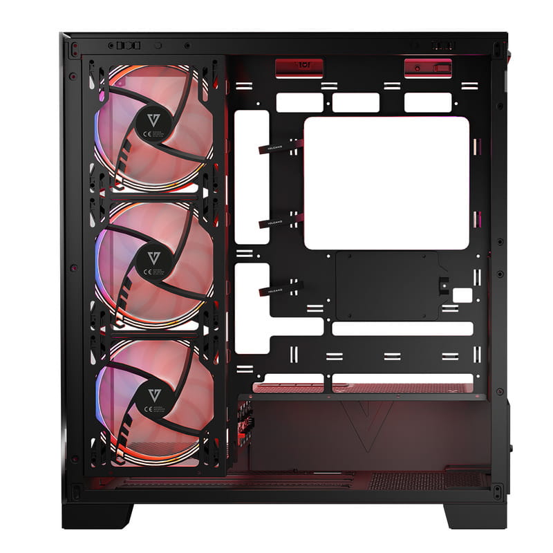 Корпус ModeCom Volcano Space Apex ARGB Midi Black без БЖ (AT-SPACE-PG-10-000000-000)