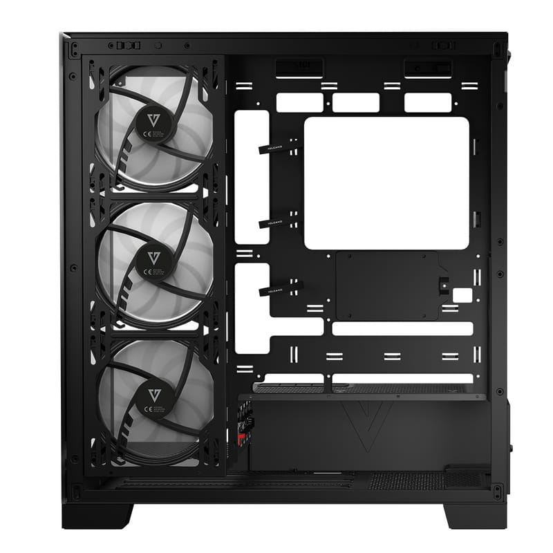 Корпус ModeCom Volcano Space Apex ARGB Midi Black без БЖ (AT-SPACE-PG-10-000000-000)