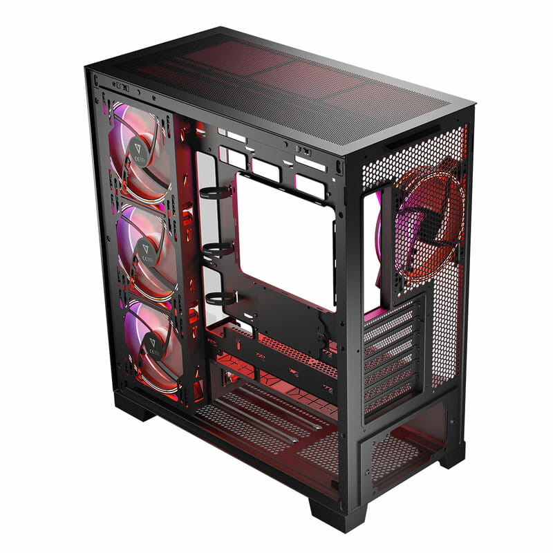 Корпус ModeCom Volcano Space Apex ARGB Midi Black без БЖ (AT-SPACE-PG-10-000000-000)