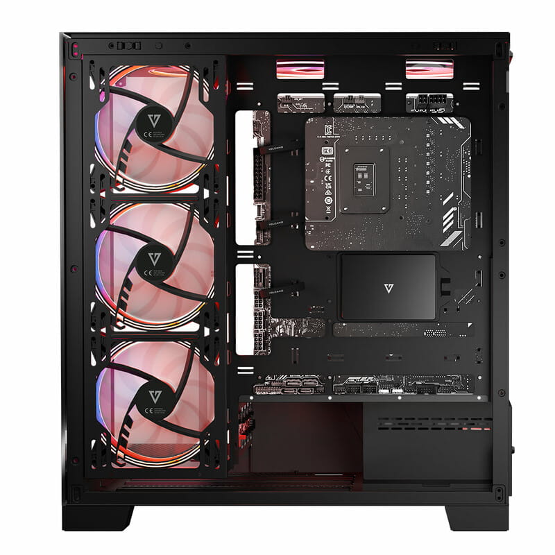 Корпус ModeCom Volcano Space Apex ARGB Midi Black без БЖ (AT-SPACE-PG-10-000000-000)