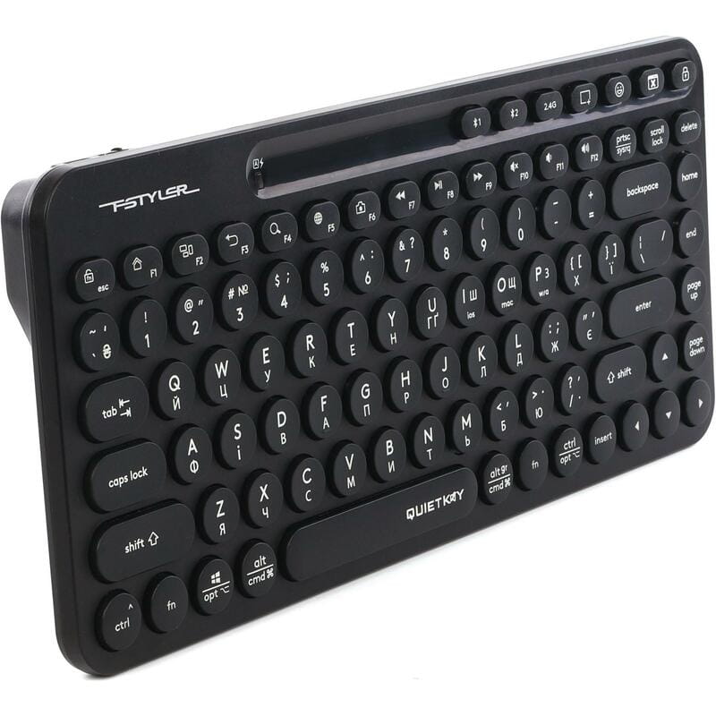 Клавіатура бездротова A4Tech FBK36C AS Black