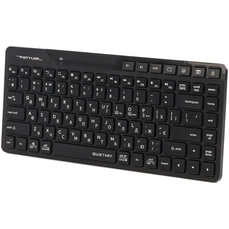 Клавіатура бездротова A4Tech FBK26C AS Black