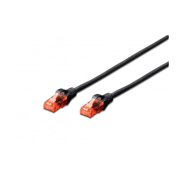 Патч-корд Digitus CAT 6 UTP, 0.25м, AWG 26/7, Cu, LSZH, черный (DK-1617-0025/BL)