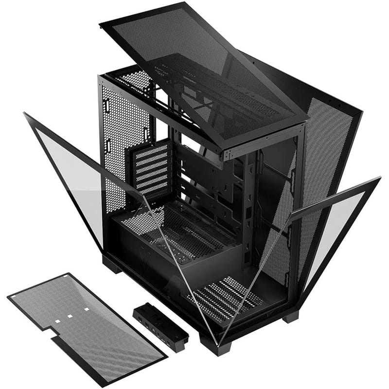 Корпус ModeCom Volcano Space Midi Black без БП (AT-SPACE-PG-NF-10-000000)