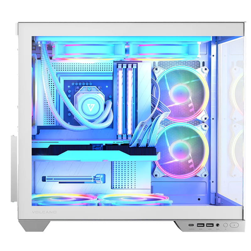 Корпус ModeCom Volcano Panorama Apex ARGB 5F Midi White без БП (AT-PANORAMA-5F-ARGB-20-00)