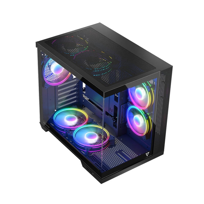 Корпус ModeCom Volcano Panorama Apex ARGB 7F Midi Grey без БЖ (AT-PANORAMA-7F-ARGB-10-00)