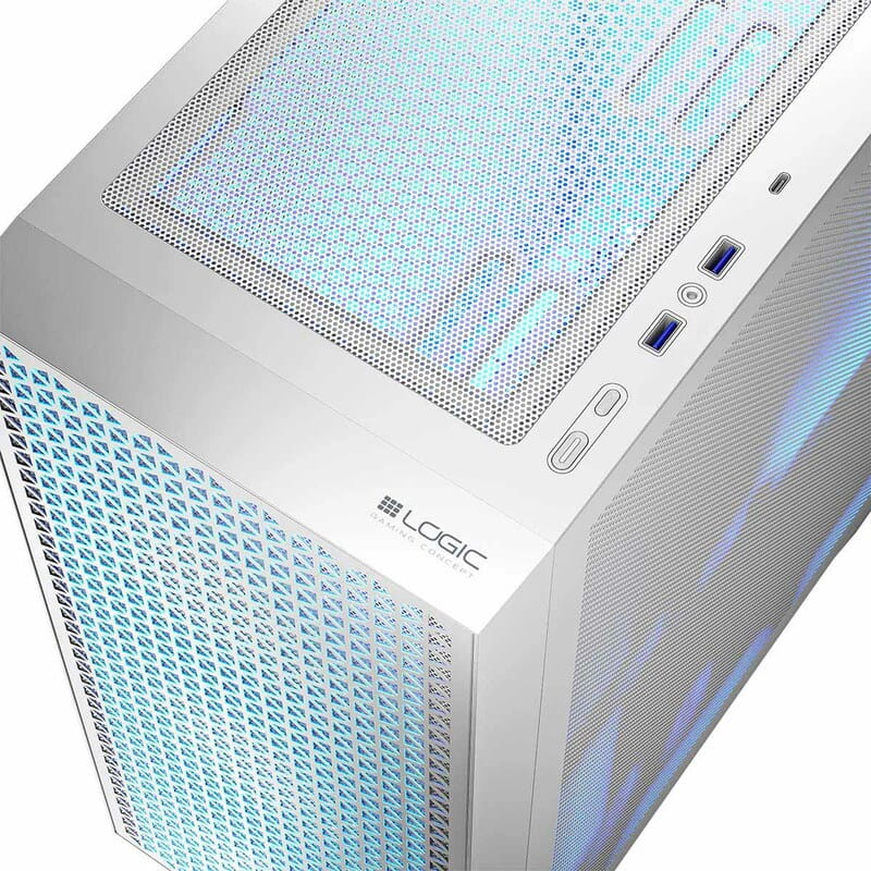 Корпус LogicConcept Dart Pro ARGB Midi White без БЖ (AT-DART-PRO-ARGB-20)