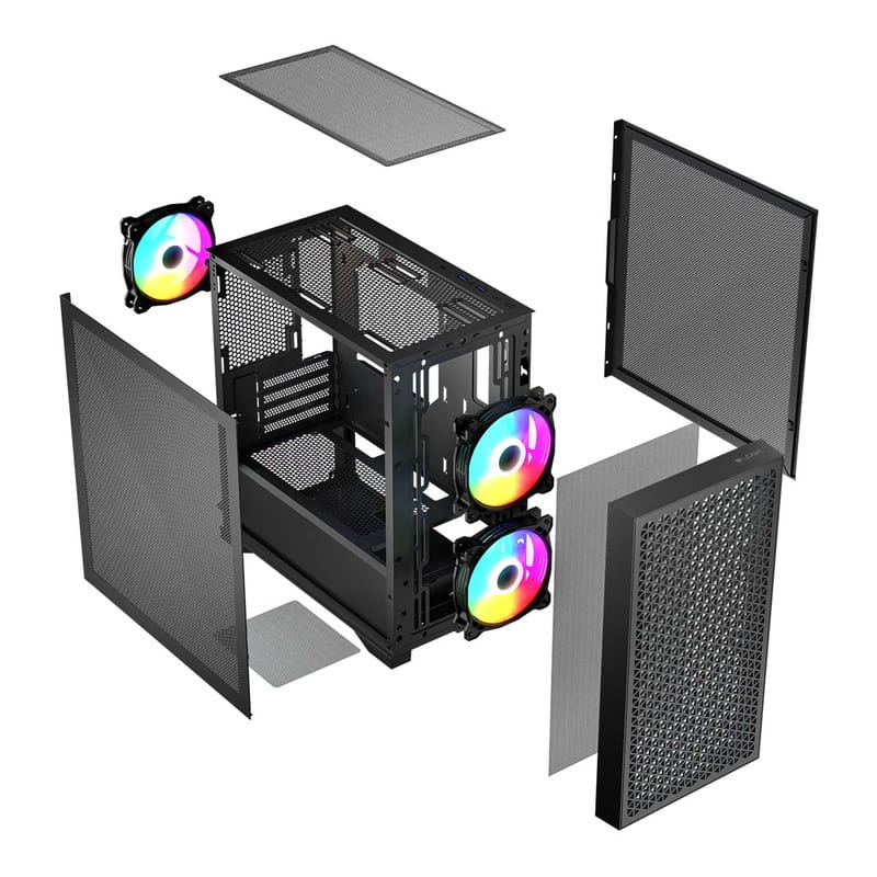 Корпус LogicConcept Dart Pro ARGB Mini Black без БП (AM-DART-PRO-ARGB-10)