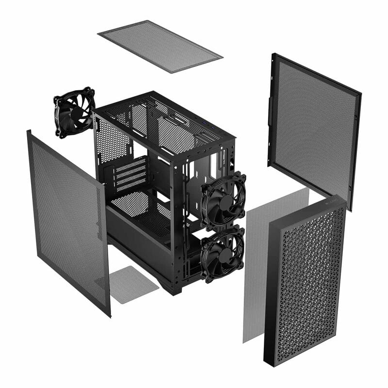 Корпус LogicConcept Dart Pro Mini Black без БЖ (AM-DART-PRO-0000-10)