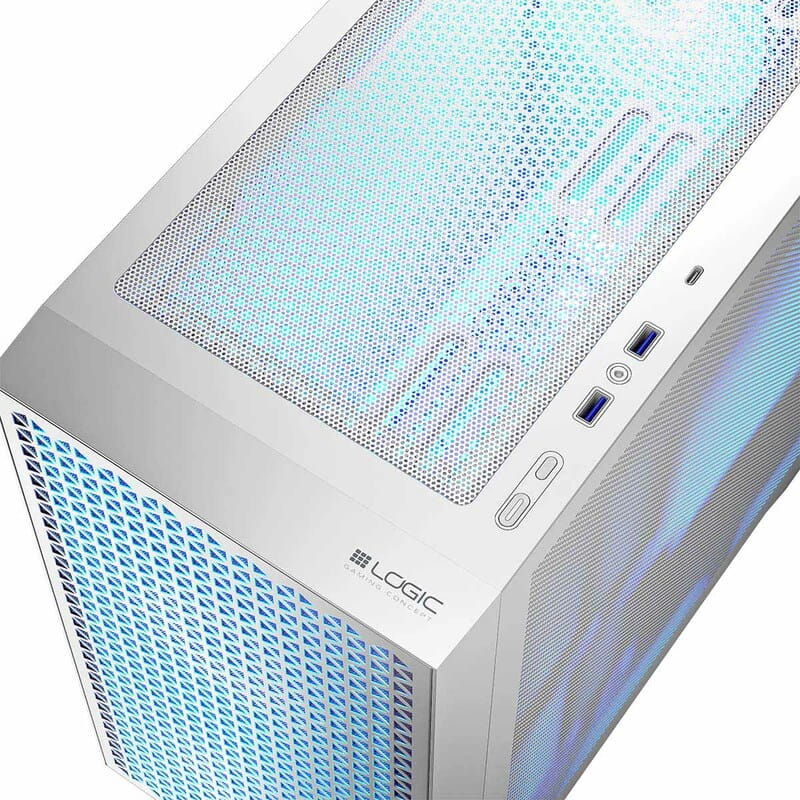 Корпус LogicConcept Dart Pro ARGB Mini White без БП (AM-DART-PRO-ARGB-20)