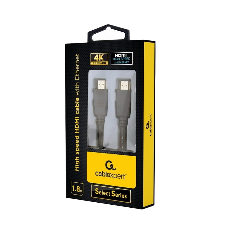 Кабель Cablexpert HDMI - HDMI V 2.0 (M/M), 1.8 м, Black (CC-HDMIL-1.8M)