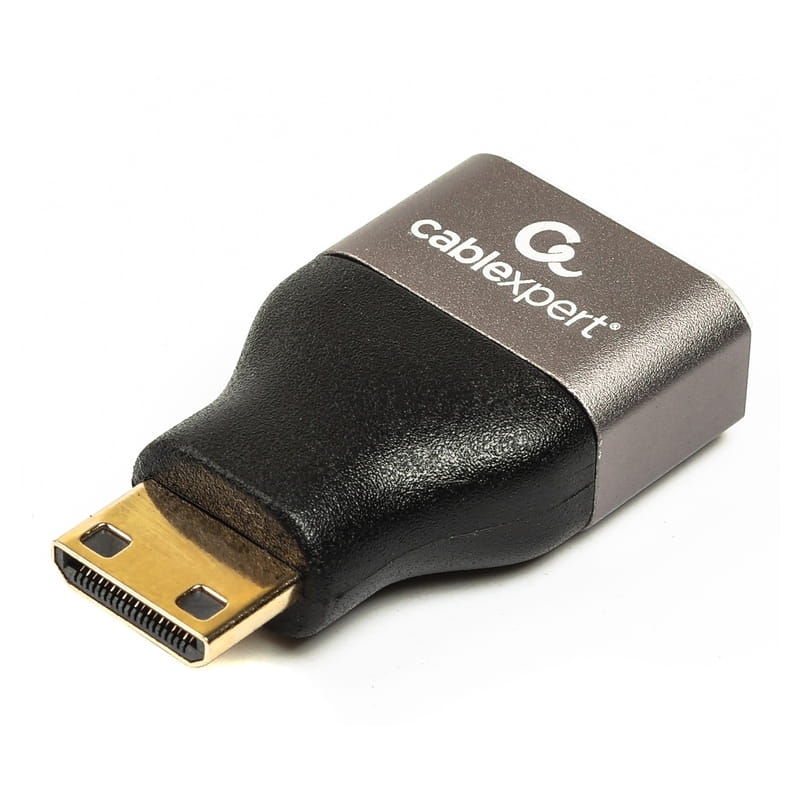 Адаптер Cablexpert HDMI - miniHDMI V 2.1 (F/M), Black (AP-HDMI8K-FC)