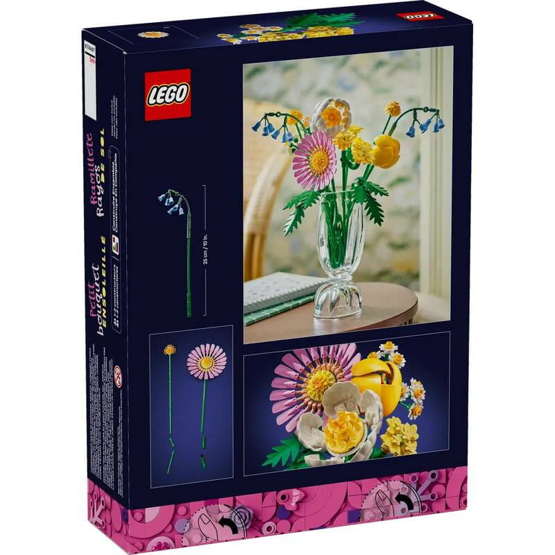 Конструктор LEGO Botanicals Миниатюрный солнечный букет (10347)