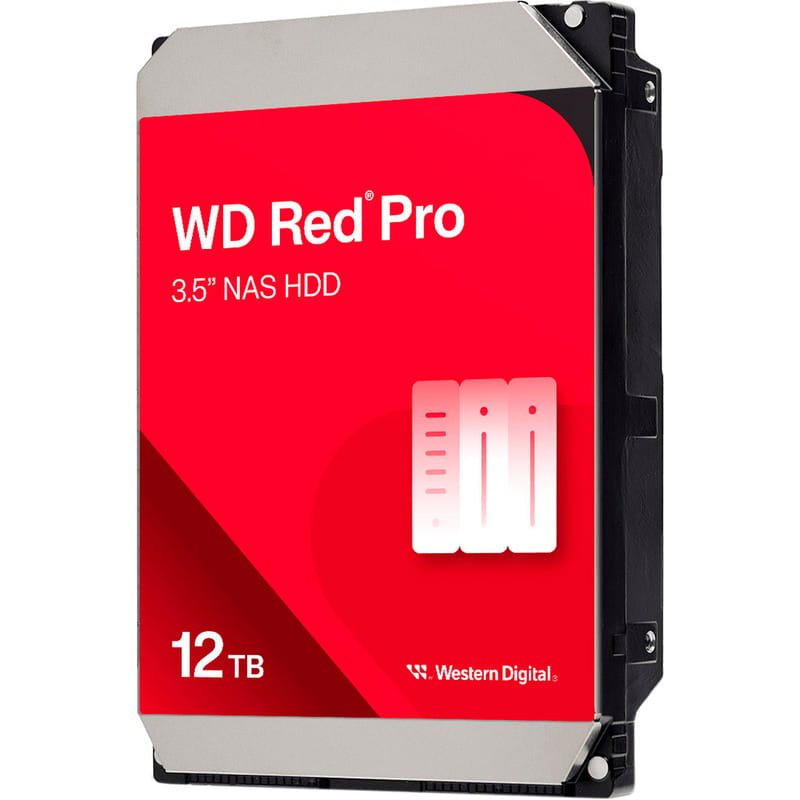 Накопичувач HDD SATA 12.0TB WD Red Pro NAS 7200rpm 512MB (WD122KFBX)
