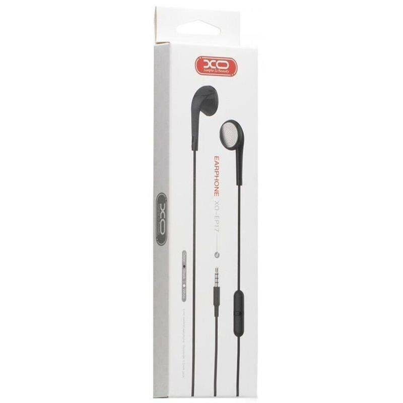 Гарнітура XO EP17 Music Earphone Black (6920680866571)