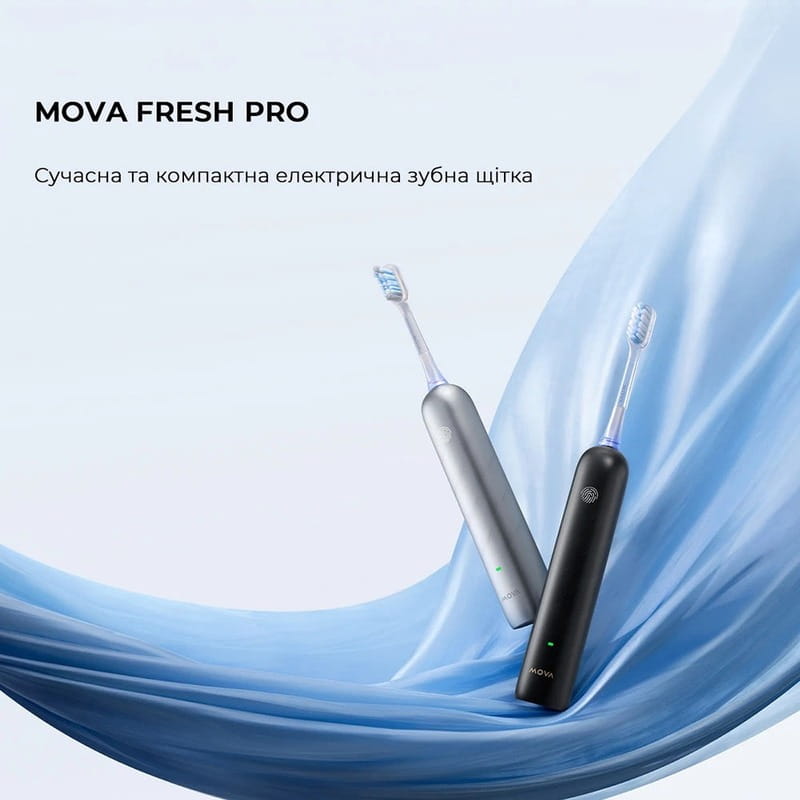 Зубна електрощітка Mova Fresh Pro Silver (ATB15A-SIL)