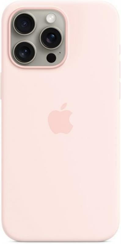Чохол-накладка Apple Silicone Case with MagSafe для Apple iPhone 15 Pro Max Light Pink (MT1U3)
