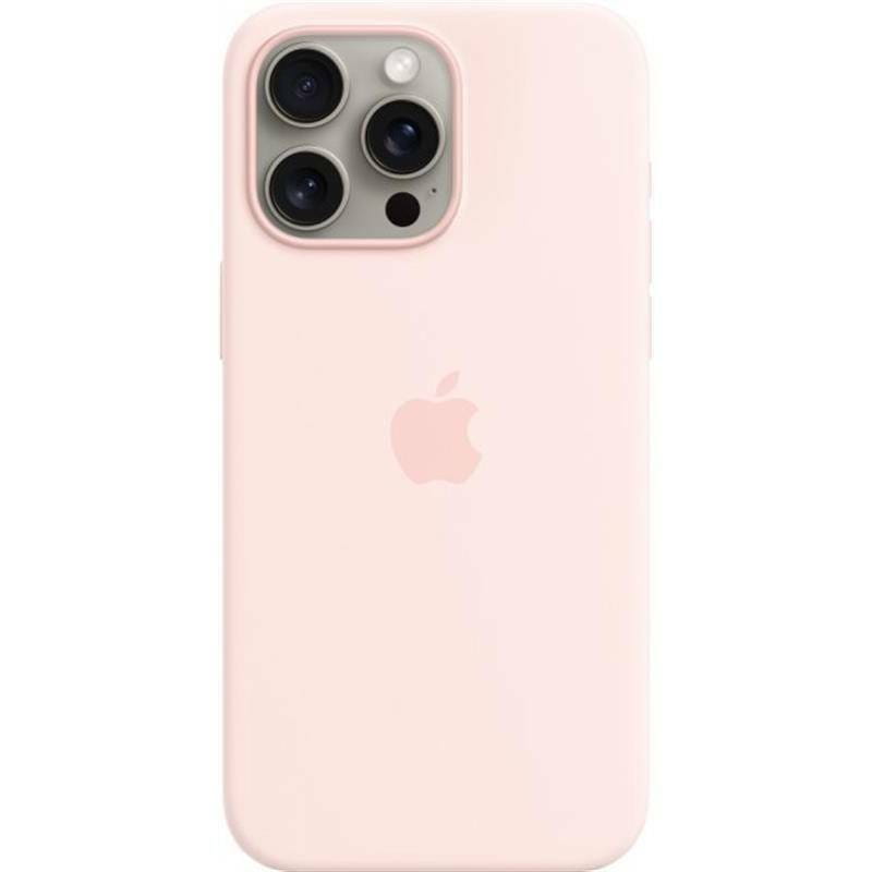 Чохол-накладка Apple Silicone Case with MagSafe для Apple iPhone 15 Pro Max Light Pink (MT1U3)