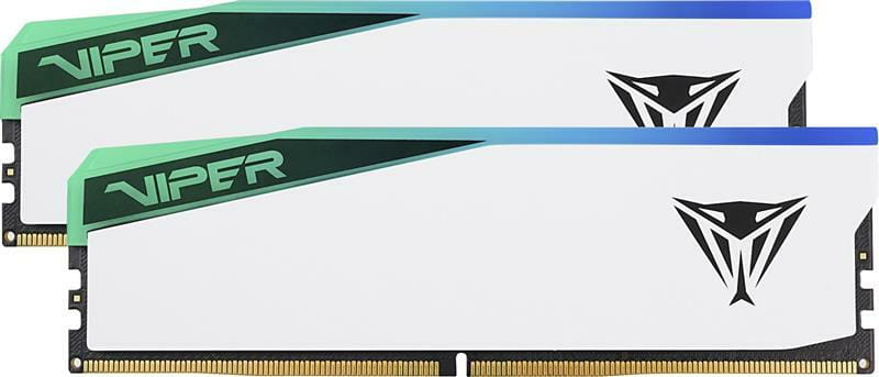 Модуль пам`яті DDR5 2x16GB/6000 Patriot Viper Elite 5 RGB (PVER532G60C30KW)