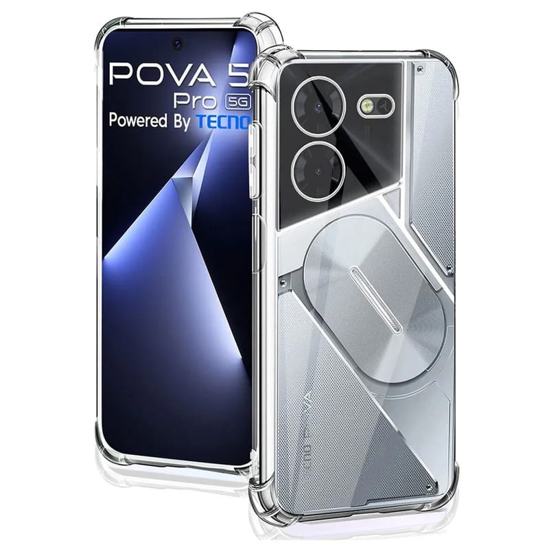 Чохол-накладка BeCover Anti-Shock для Tecno Pova 5 Pro 5G (LH8n) Clear (711780)